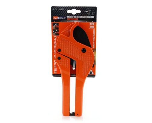 Industrial Cizallas para tubos de plástico de hasta 42 mm, con cuchilla de acero y mango de seguridad