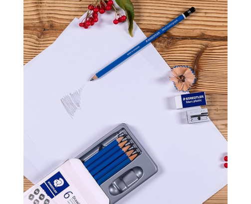 Set de 6 Lapices de Grafito Staedtler Lumograph