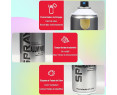 SPSIL Pintura Spray 400ml,Color ( Blanco)( Negro) Spray Acrílico para Metal / Madera / Plástico