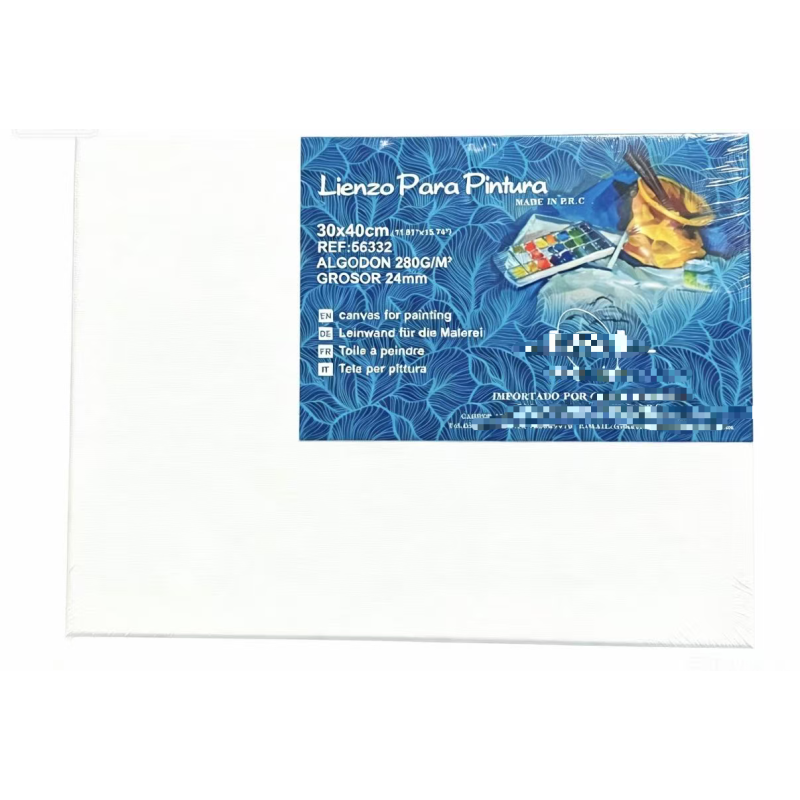 Lienzos Para Pintar 30x40 CM Pack 2 Unidades Bastidor Madera 24 MM