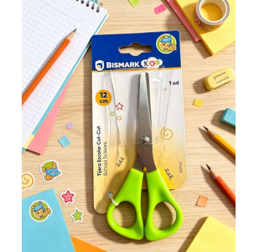 Tijera escolar bismark kids cut-cut surtida (Pack 1 uds)