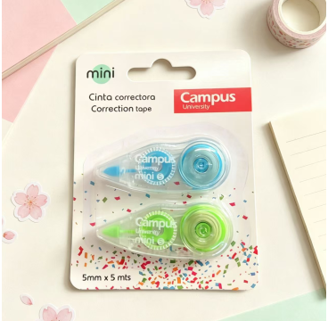 Corrector Campus Mini 5X5M Blister 2 Unid