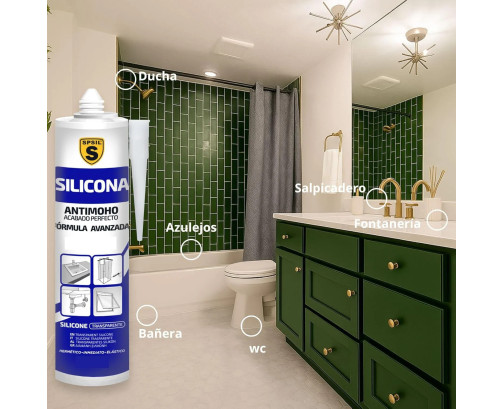 Silicona Estándar (Blanco, 280ML)