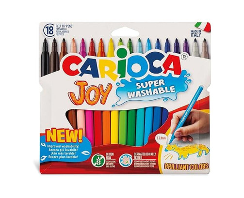 Rotulador Carioca Joy Caja De 18 Colores
