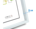 Marcos con Profundidad  10x15cm -  A4  MOD-3508 (Blanco)