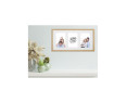 Marcos de Foto Multiples 10x15cm (Mod-3680) (Roble)（Blanco）10x15cm Incluida, Frente de Vidrio (Medida 20x40cm )