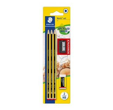 Set 3 lápices STAEDTLER 1201 SBK3P1 Noris edición limitado feliz aniversario