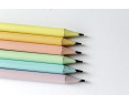 Bismark Set 6 Lapiceros Pastel con Goma y Sacapuntas