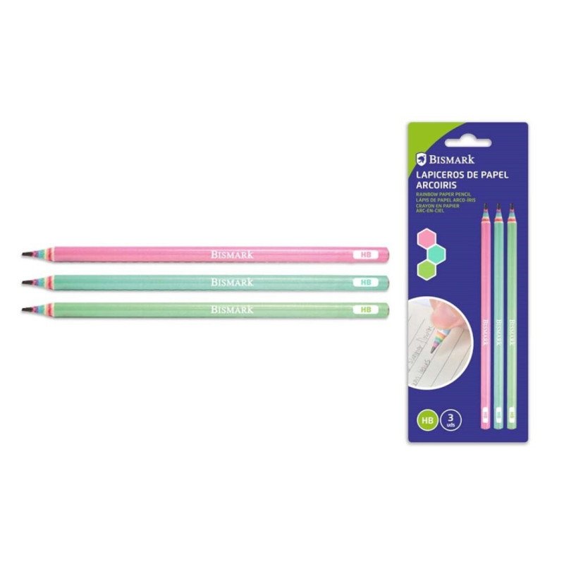 Lapiceros de Papel Raibow 3 uds