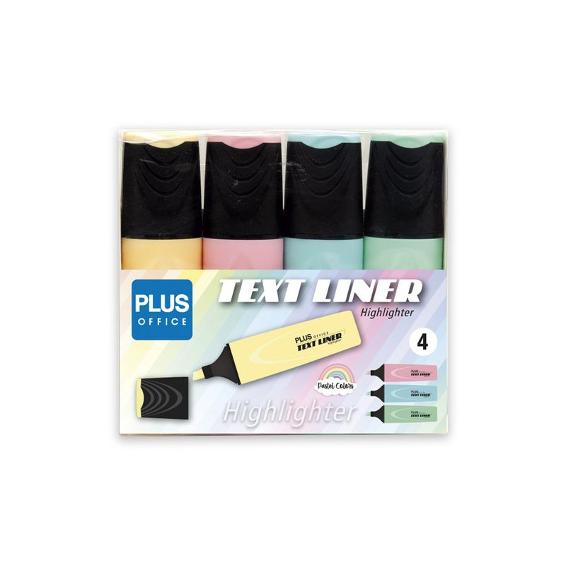 MARCADOR FLUORESCENTE PLUS OFFICE TEXTLINER 3.2 PASTEL