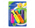 Bismark Rotuladores Fluorescentes Neon Pack de 6 - Tinta de Secado Rápido