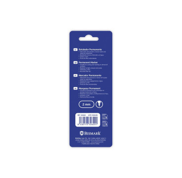 Rotulador permanente ROJO punta Redonda 2MM