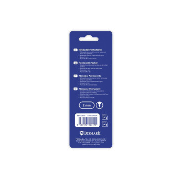 Rotulador permanente AZUL punta Redonda 2.0 MM