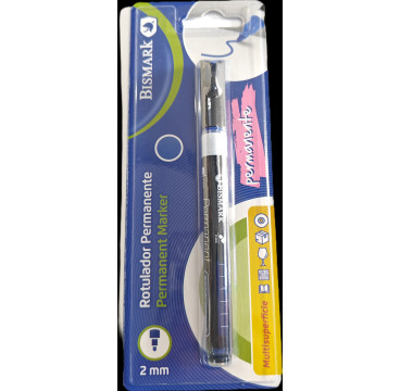 Rotulador permanente AZUL punta Redonda 2.0 MM