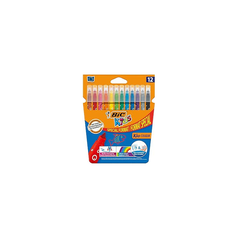 Pack de 12 rotuladores de colores BIC 9246621