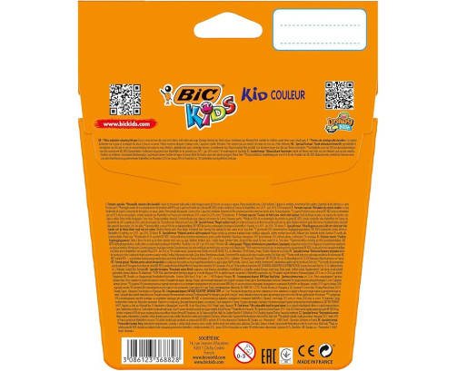 Pack de 12 rotuladores de colores BIC 9246621