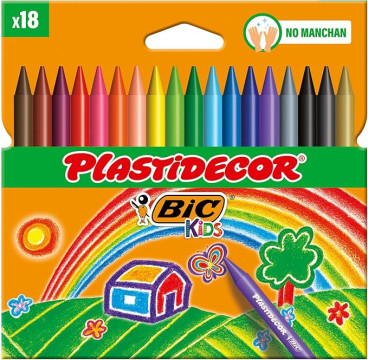 Ceras Plastidecor Bic Kids 18 colores