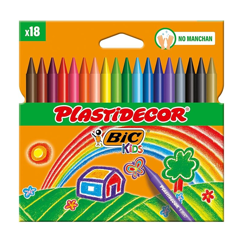 Ceras Plastidecor Bic Kids 18 colores