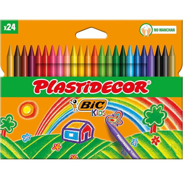 Ceras Plastidecor Bic Kids 24 colores