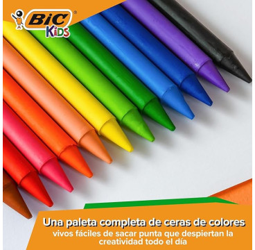 Ceras Plastidecor Bic Kids 24 colores
