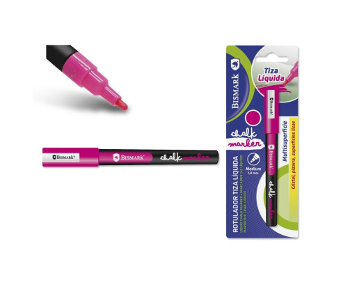 Rotulador de tiza rosa punta redonda 1.8MM