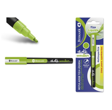 Rotulador de tiza Verde punta redonda 1.8MM