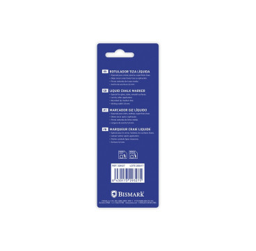 Rotulador de tiza AZUL punta redonda 1.8MM