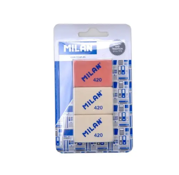 Blíster 3 gomas 420 (miga de pan) - MILAN