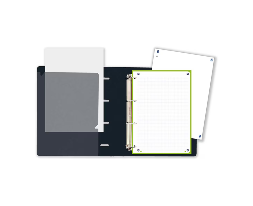 Oxford live & go a4+ polyfoam europeanbinder - lomo de 45mm - anillas de 4dx35mm - recambio 5x5