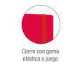 Carpeta con recambio oxford europeanbinder live&go din a4+polyfoam 4 anillas 35 mm cuadro 5 mm colores pastel