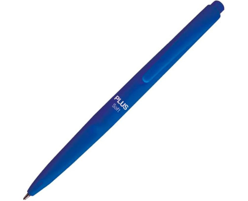 Bolígrafo retractil plus soft tacto goma nuevo modelo colores surtidos blister 3 unidades