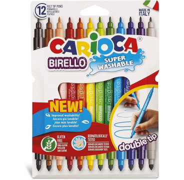 Carioca Birello rotuladores doble punta 12 uds.