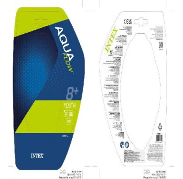 Intex Gafas Buceo Unisex, De policarbonato y Silicona, Ajustables, 8 años, Latex Free, Hipoalergénicas (PACK 1 UDS)