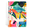 Agenda Escolar Diaria A5 2025-2026 Tapa Dura Fantasía Campus