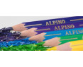 Alpino - Pack de 18 lápices, sacapuntas incluido, 3.3 mm, colores surtidos