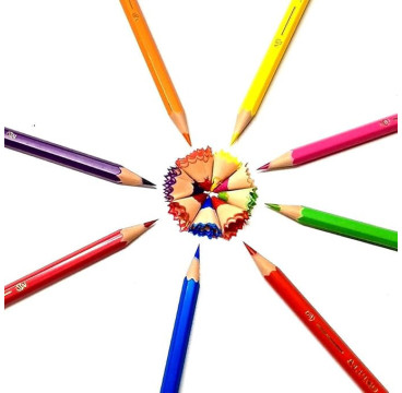 Alpino - Pack de 18 lápices, sacapuntas incluido, 3.3 mm, colores surtidos