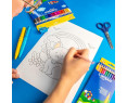 Campus College - Lápices de colores para dibujo, Pack 24 lápices