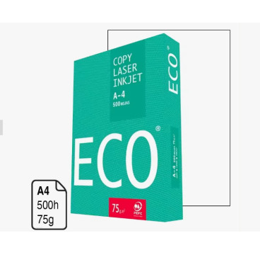 CAMPUS FOLIOS  2500HOJAS PAPEL ECO PEFC BLANCO A4 75 G.