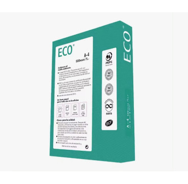 CAMPUS FOLIOS  2500HOJAS PAPEL ECO PEFC BLANCO A4 75 G.