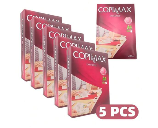 Papel blanco Copimax Marca A4 (210 x 297 mm), 80gsm, Ideal para oficinas e impresoras, 2500 hojas