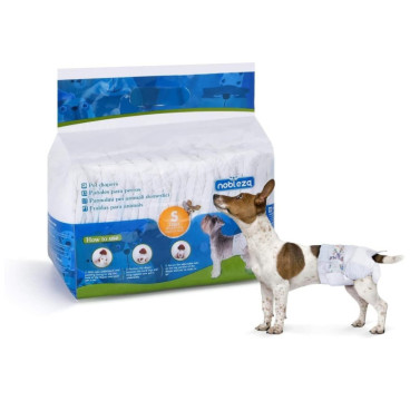 Nobleza -12 Pañales( S )para perros Desechables Macho Hembra