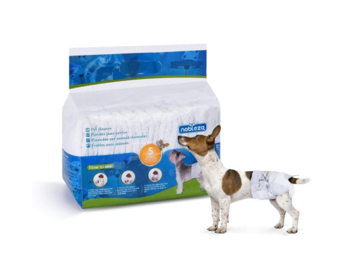 Nobleza -12 Pañales( S )para perros Desechables Macho Hembra